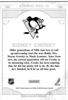 2011-12 Panini Crown Royale - Ice Kings #6 Sidney Crosby Back