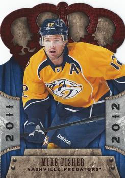 2011-12 Panini Crown Royale - Red #53 Mike Fisher Front