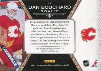 2011-12 Panini Crown Royale - Scratching The Surface Signatures #27 Dan Bouchard Back