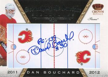 2011-12 Panini Crown Royale - Scratching The Surface Signatures #27 Dan Bouchard Front