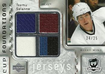 2006-07 Upper Deck The Cup - Foundations #CQ-TS Teemu Selanne Front
