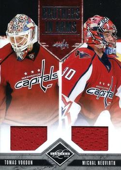 2011-12 Panini Limited - Brothers In Arms Materials #13 Tomas Vokoun / Michal Neuvirth Front