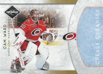2011-12 Panini Limited - Crease Cleaners Gold Spotlight #2 Cam Ward Front