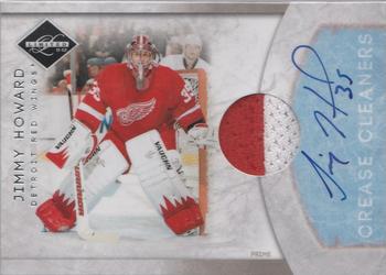 2011-12 Panini Limited - Crease Cleaners Materials Patches Signatures #7 Jimmy Howard Front