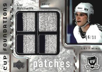 2006-07 Upper Deck The Cup - Foundations Patches #CQ-RO Luc Robitaille Front