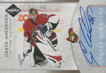 2011-12 Panini Limited - Crease Cleaners Signatures #11 Craig Anderson Front