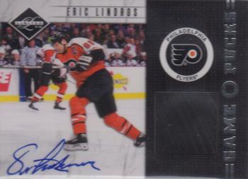 2011-12 Panini Limited - Game Pucks Signatures #8 Eric Lindros Front