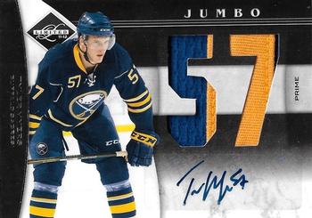 2011-12 Panini Limited - Jumbo Materials Jersey Numbers Prime Signatures #11 Tyler Myers Front