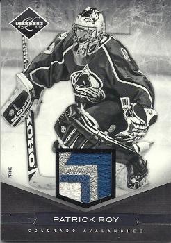 2011-12 Panini Limited - Materials Prime #2 Patrick Roy Front