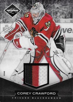 2011-12 Panini Limited - Materials Prime #190 Corey Crawford Front