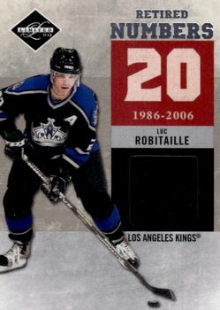 2011-12 Panini Limited - Retired Numbers Materials #6 Luc Robitaille Front