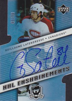 2006-07 Upper Deck The Cup - Enshrinements #E-GL Guillaume Latendresse Front
