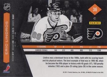 2011-12 Panini Limited - Ruby Spotlight #36 Eric Lindros Back