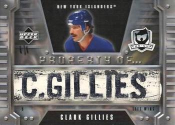 2006-07 Upper Deck The Cup - Property of... #PO-CG Clark Gillies Front