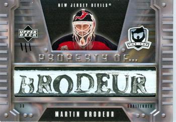 2006-07 Upper Deck The Cup - Property of... #PO-MB Martin Brodeur Front