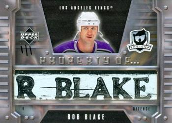 2006-07 Upper Deck The Cup - Property of... #PO-RB Rob Blake Front