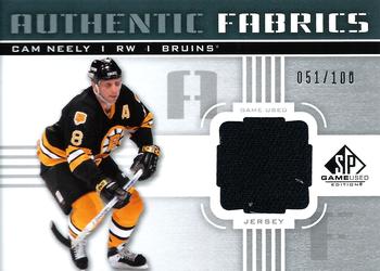 2011-12 SP Game Used - Authentic Fabrics #AF-CN Cam Neely Front