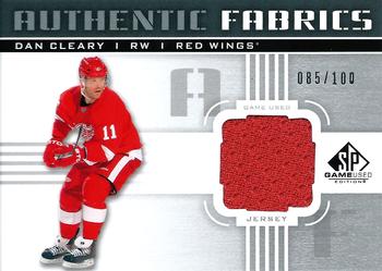 2011-12 SP Game Used - Authentic Fabrics #AF-DC Daniel Cleary Front