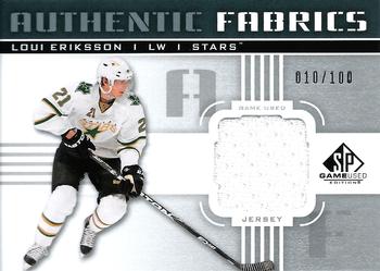 2011-12 SP Game Used - Authentic Fabrics #AF-LE Loui Eriksson Front