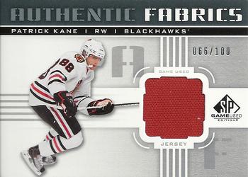 2011-12 SP Game Used - Authentic Fabrics #AF-PK Patrick Kane Front