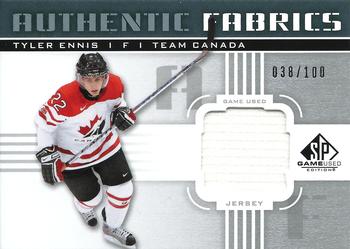 2011-12 SP Game Used - Authentic Fabrics #AF-TE Tyler Ennis Front