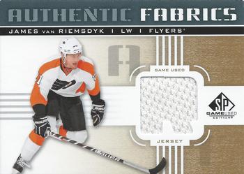2011-12 SP Game Used - Authentic Fabrics Gold #AF-JV James van Riemsdyk Front