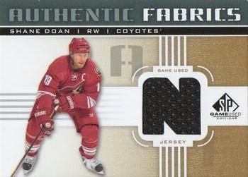 2011-12 SP Game Used - Authentic Fabrics Gold #AF-SD Shane Doan Front