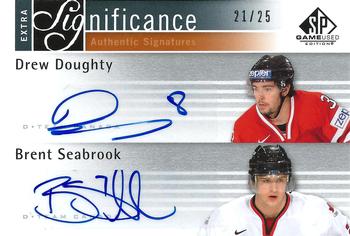 2011-12 SP Game Used - Extra SIGnificance #XSIG-SD Drew Doughty / Brent Seabrook Front