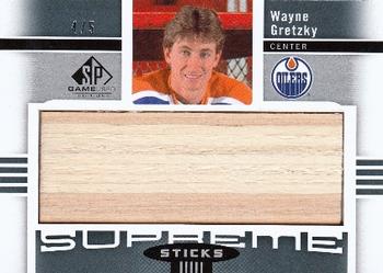 2011-12 SP Game Used - Supreme Sticks #SS-WG Wayne Gretzky Front