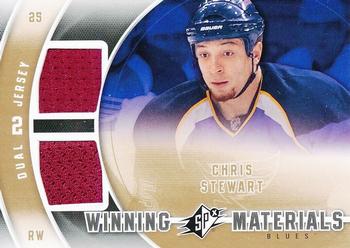 2011-12 SPx - Winning Materials #WM-CS Chris Stewart Front