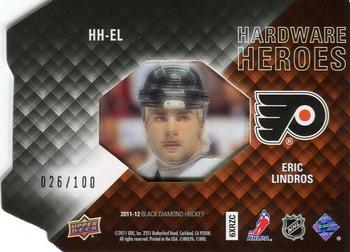2011-12 Upper Deck Black Diamond - Hardware Heroes #HH-EL Eric Lindros Back