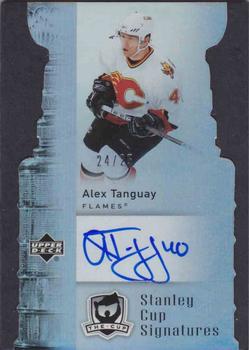 2006-07 Upper Deck The Cup - Stanley Cup Signatures #CS-AT Alex Tanguay Front