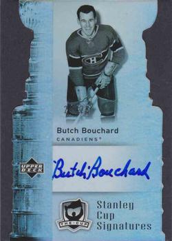 2006-07 Upper Deck The Cup - Stanley Cup Signatures #CS-BD Butch Bouchard Front