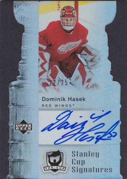 2006-07 Upper Deck The Cup - Stanley Cup Signatures #CS-DH Dominik Hasek Front