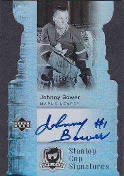 2006-07 Upper Deck The Cup - Stanley Cup Signatures #CS-JO Johnny Bower Front