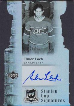 2006-07 Upper Deck The Cup - Stanley Cup Signatures #CS-LE Elmer Lach Front
