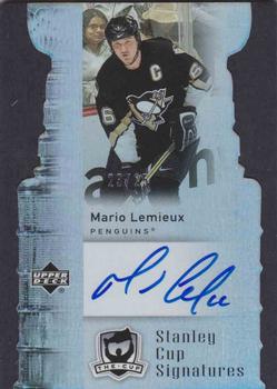 2006-07 Upper Deck The Cup - Stanley Cup Signatures #CS-ML Mario Lemieux Front
