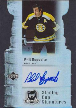 2006-07 Upper Deck The Cup - Stanley Cup Signatures #CS-PE Phil Esposito Front
