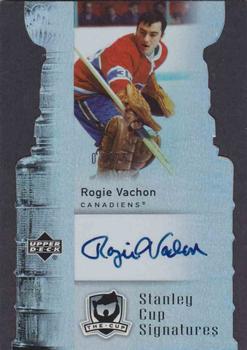 2006-07 Upper Deck The Cup - Stanley Cup Signatures #CS-RV Rogie Vachon Front