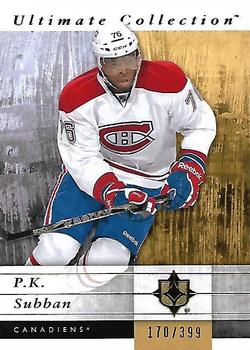 2011-12 Upper Deck Ultimate Collection #32 P.K. Subban Front