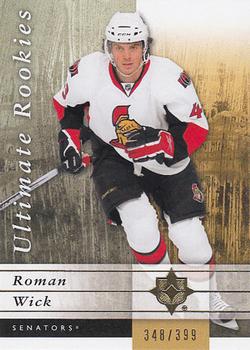 2011-12 Upper Deck Ultimate Collection #108 Roman Wick Front