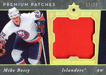 2006-07 Upper Deck Ultimate Collection - Premium Swatches Patches #PS-BO Mike Bossy Front