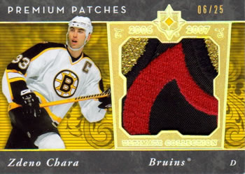 2006-07 Upper Deck Ultimate Collection - Premium Swatches Patches #PS-ZC Zdeno Chara Front