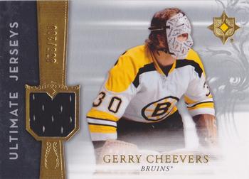 2006-07 Upper Deck Ultimate Collection - Jerseys #UJ-GC Gerry Cheevers Front