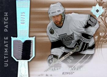 2006-07 Upper Deck Ultimate Collection - Patches #UJ-DT Dave Taylor Front