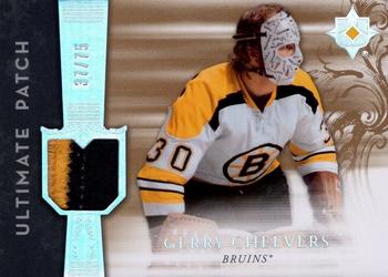 2006-07 Upper Deck Ultimate Collection - Patches #UJ-GC Gerry Cheevers Front