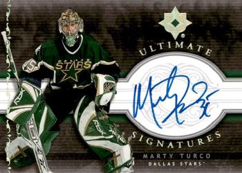2006-07 Upper Deck Ultimate Collection - Signatures #US-MT Marty Turco Front