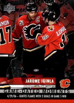 2006-07 Upper Deck - Game Dated Moments #GD37 Jarome Iginla Front