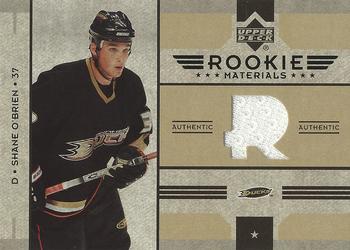 2006-07 Upper Deck - Rookie Materials #RM-SO Shane O'Brien Front