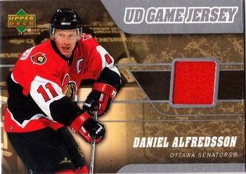 2006-07 Upper Deck - Game Jerseys #J-DA Daniel Alfredsson Front